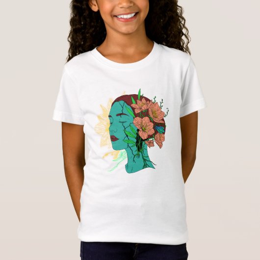 Reflecties binnen het kunstwerk t-shirt (Voorkant)