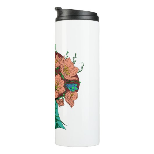 Reflecties binnen het kunstwerk thermosbeker (Geroteerd rechts)