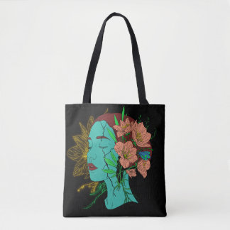 Reflecties binnen het kunstwerk tote bag