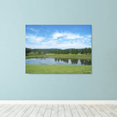 Reflecties Canvas Afdruk (Insitu (Houten vloer))