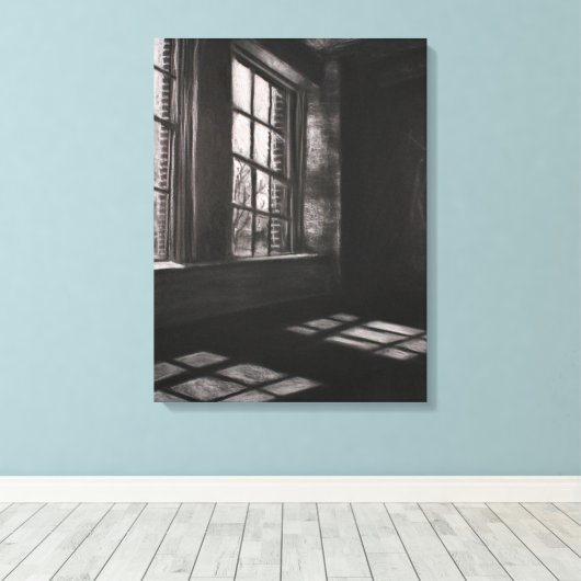 Reflecties Canvas Afdruk (Insitu (Houten vloer))