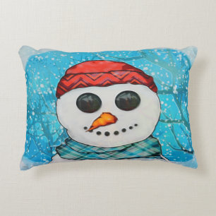 Reflecties Christmas Snowman DECOR COLLECTIE Accent Kussen