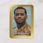 Reflecties Gouden Cosplay Coscard Visitekaartje (Voorkant)