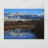 Reflecties, Grand Mesa Colorado Briefkaart (Voorkant)