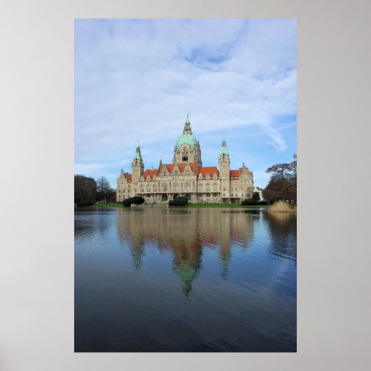 Reflecties - Hannover, Duitsland Poster van de gem (Voorkant)