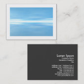 Reflecties III (grens) Visitekaartje (Voorkant / Achterkant)