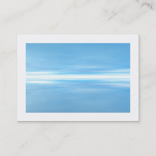 Reflecties III (grens) Visitekaartje (Voorkant)