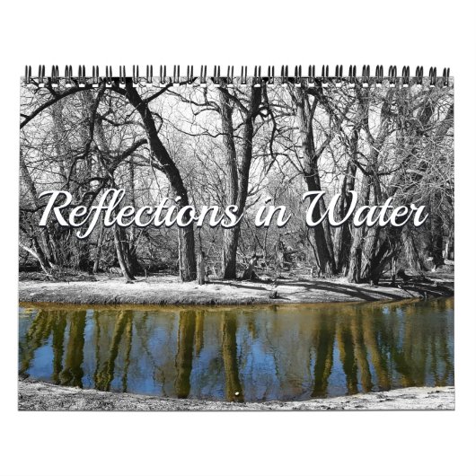 Reflecties in de Natuur van water Fotografie Agend Kalender (Hoes)