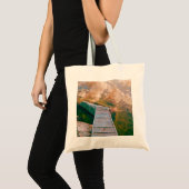 Reflecties in de zweedse archipel tote bag (Voorkant (product))