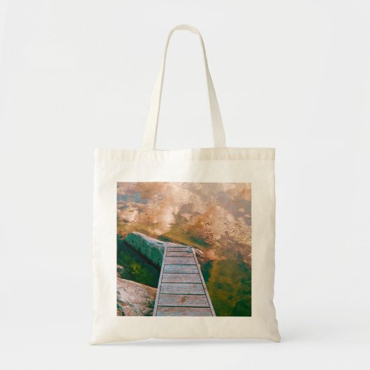 Reflecties in de zweedse archipel tote bag (Voorkant)