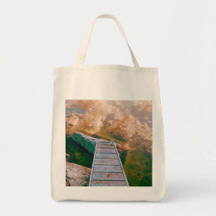 Reflecties in de zweedse archipel tote bag