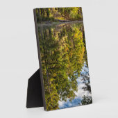 Reflecties in Red Eagle Pond | Witte bergen Fotoplaat (Zijkant)