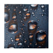 Reflecties in regendruppels" tegeltje (Voorkant)