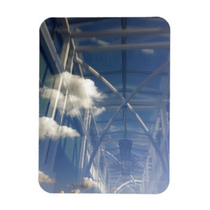 reflecties in venster magneet