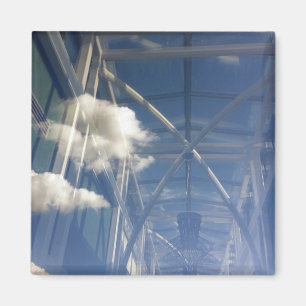 reflecties in venster magneet