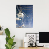 reflecties in venster poster (Thuiskantoor)