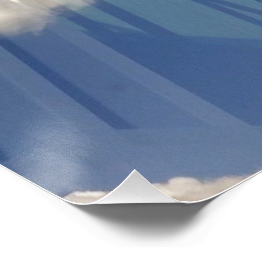 reflecties in venster poster (Hoek)