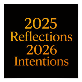Reflecties Intenties 2026 Gouden Doel Planner Perfect Poster