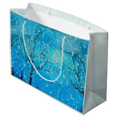 Reflecties Kerst Sneeuwman ALLEEN BREED Groot Cadeauzakje (Achterkant Gekanteld)