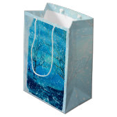 Reflecties Kerst Sneeuwman ALLEEN MEDIUM Cadeauzakje (Achterkant Gekanteld)