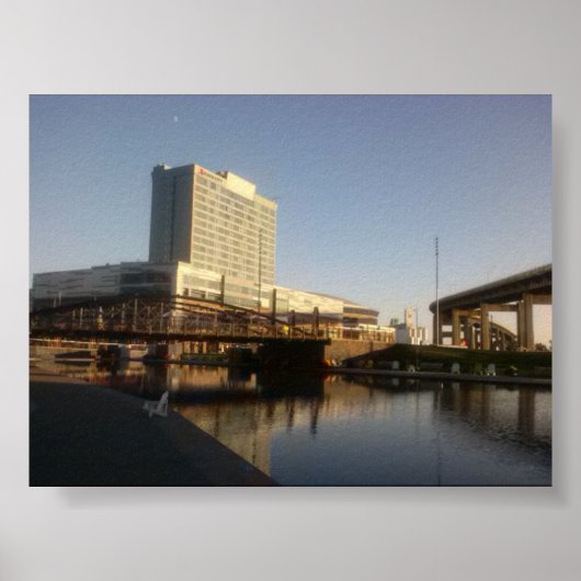 Reflecties langs het kanaal poster (Voorkant)