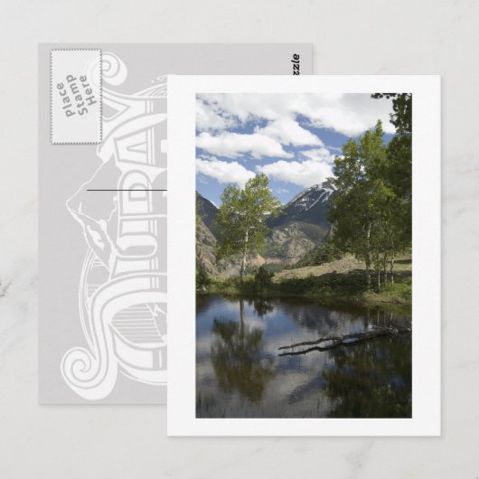 reflecties langs het spoor briefkaart (Voorkant / Achterkant)