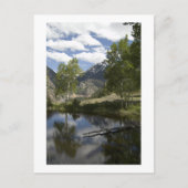 reflecties langs het spoor briefkaart (Voorkant)