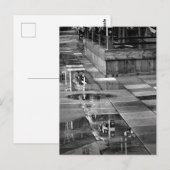 Reflecties na regen op zijn plaats Aubry Vieux Hul Briefkaart (Voorkant / Achterkant)