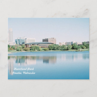 Reflecties of Heartland Park Omaha, Nebraska Briefkaart