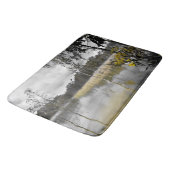 Reflecties onder de grijze hemel badmat (Gekanteld)