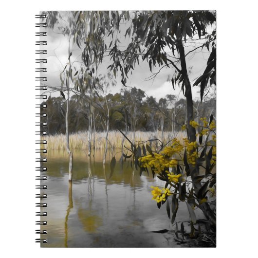 Reflecties onder de grijze hemel notitieboek (Voorkant)