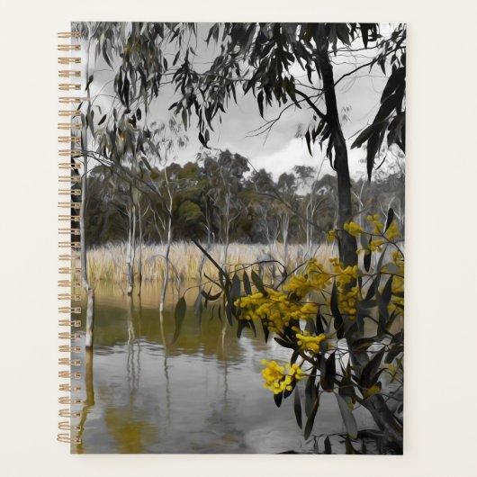 Reflecties onder de grijze hemel planner (Voorkant)