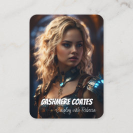 Reflecties op coscards | QR-code + dubbelzijdig Visitekaartje