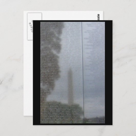 Reflecties op de muur briefkaart (Voorkant / Achterkant)