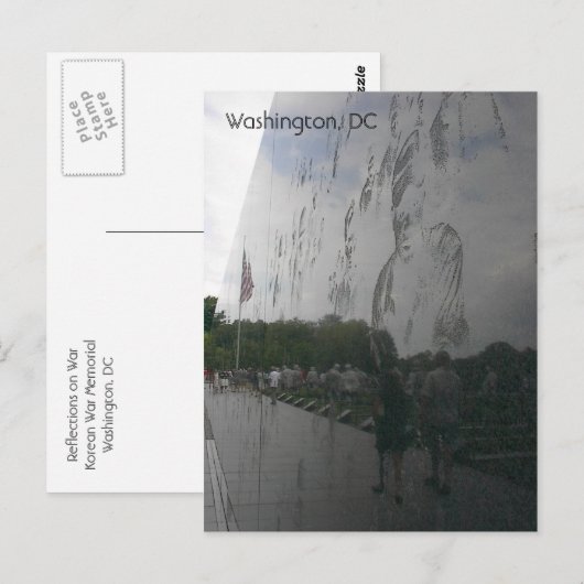 Reflecties op de oorlog briefkaart (Voorkant / Achterkant)