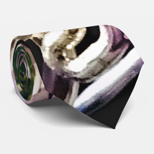 Reflecties op een Baritone Horn Stropdas (Opgerold)