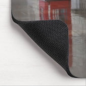 Reflecties op een rode telefoondoos - de Muismat v (Hoek)