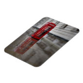 Reflecties op een rode telefoondoos - Londen Magne Magneet (Linkerzijde)