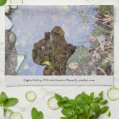 Reflecties op foto's theedoek (Gevouwen)