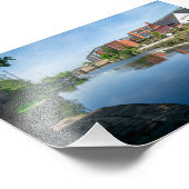 Reflecties op het Kanaal, Wakefield Foto Afdruk (Hoek)