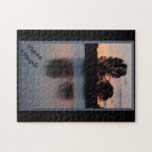 Reflecties op het meer van Minnesota in de puzzle- Legpuzzel (Horizontaal)