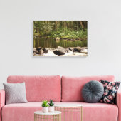 Reflecties op het water canvas afdruk (Insitu (Woonkamer))
