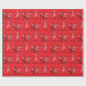 Reflecties op honkbal cadeaupapier (Vlak)