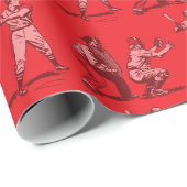 Reflecties op honkbal cadeaupapier (Rol Hoek)