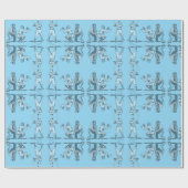 Reflecties op honkbal cadeaupapier (Vlak)