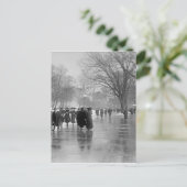 Reflecties op natte perziken briefkaart (Staand voorkant)