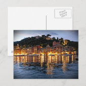 Reflecties op Portofino, Italia Briefkaart (Voorkant / Achterkant)