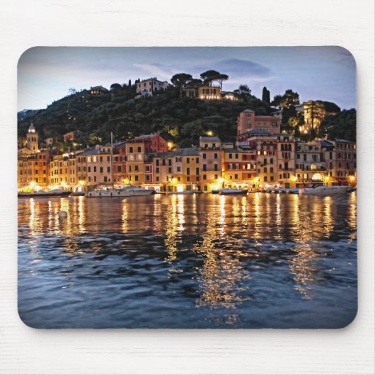 Reflecties op Portofino, Italia Mousepad Muismat (Voorkant)