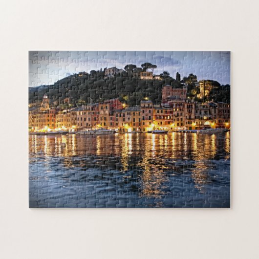 Reflecties op Portofino, Italia Puzzle Legpuzzel (Horizontaal)