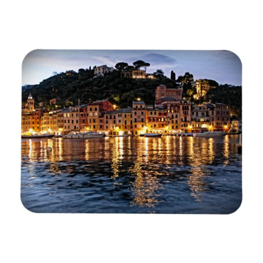 Reflecties op Portofino, Italië Magnet Magneet (Horizontaal)
